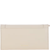 Ashwood Ladies Matinee Purse with 10 Card Slots and Metallic Clasp in Cream: Matinee Lock