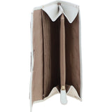 Ashwood Ladies Matinee Purse with 10 Card Slots and Metallic Clasp in Snow White: Matinee Lock