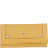 Ashwood Ladies Matinee Purse with 7 Card Slots and ID Window in Yellow: Matinee Purse