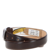 Mens Leather Chino Belt Brown: MB-102