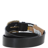 Mens Leather Belt Black: MB-107