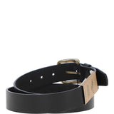 Mens Leather Belt Black: MB-107