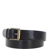 Mens Leather Belt Black: MB-109