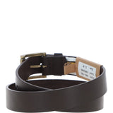 Mens Leather Belt Brown: MB-109