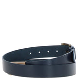 Mens Leather Belt Navy: MB-109