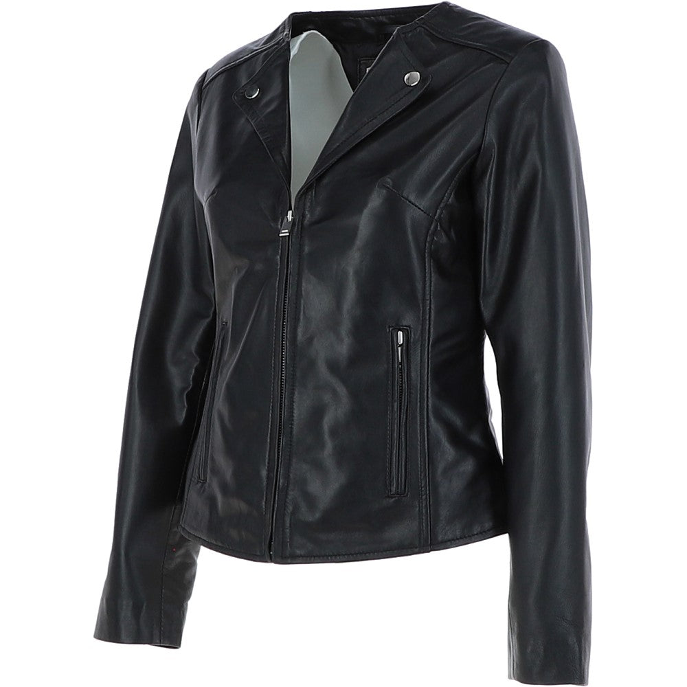 Ashwood Leather Biker Jacket Black: MB139