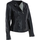 Ashwood Leather Biker Jacket Black: MB139