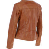 Ashwood Leather Biker Jacket Tan: MB139
