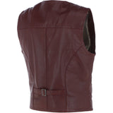 Leather Waistcoat Borduex: MEN VEST