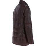 Mens Leather Jacket Oxblood: Mink