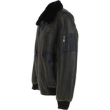 Luxury  Sheepskin Pilot Jacket Antique: NCAF1