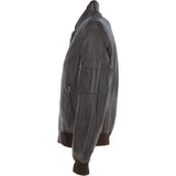 Mens Leather Bomber Jacket Nevada: Oscar Bomber