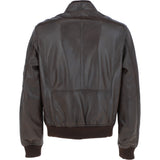 Mens Leather Bomber Jacket Nevada: Oscar Bomber