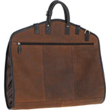 Mens Leather Suit Carrier Oily Brown : Curtis