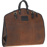 Mens Leather Suit Carrier Oily Brown : Curtis