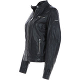 Ladies Leather Fashion Biker Jacket Black: Paradise