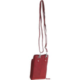 Ashwood Leather Crossbody Smart Phone Bag - Bordeaux: PH-2