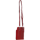 Ashwood Leather Crossbody Smart Phone Bag - Red: PH-2