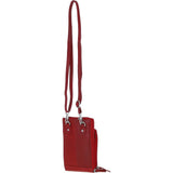 Ashwood Leather Crossbody Smart Phone Bag - Red: PH-2