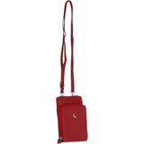 Ashwood Leather Crossbody Smart Phone Bag - Red: PH-2