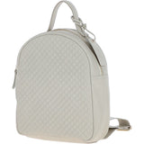 Ashwood Leather Quilted Backpack Cream