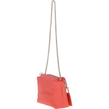 Ashwood Small Quilted Leather Shoulder Chain Bag Salmon