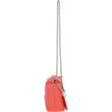 Ashwood Small Quilted Leather Shoulder Chain Bag Salmon