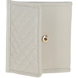 Ashwood Quilted Coin Card Purse Cream: QUILTED COIN CARD PURSE