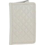 Ashwood Quilted Coin Card Purse Cream: QUILTED COIN CARD PURSE