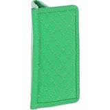 Ashwood Quilted Coin Card Purse Green: QUILTED COIN CARD PURSE
