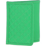 Ashwood Quilted Coin Card Purse Green: QUILTED COIN CARD PURSE
