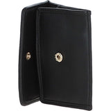 Ashwood Quilted Coin Card Purse Black: QUILTED COIN CARD PURSE
