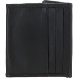 Ashwood Quilted Coin Card Purse Black: QUILTED COIN CARD PURSE