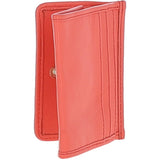Ashwood Quilted Coin Card Purse Salmon: QUILTED COIN CARD PURSE