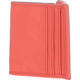 Ashwood Quilted Coin Card Purse Salmon: QUILTED COIN CARD PURSE