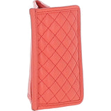 Ashwood Quilted Coin Card Purse Salmon: QUILTED COIN CARD PURSE