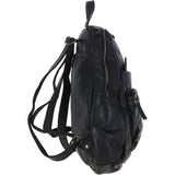 Ashwood Large Vintage Leather Backpack Black  –RUBEN