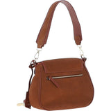 Ashwood Flap Over Suede Handbag Tan: S-15