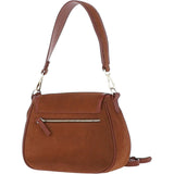 Ashwood Flap Over Suede Handbag Tan: S-15