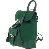 Ashwood Suede and Leather Backpack Green: S-16