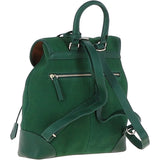 Ashwood Suede and Leather Backpack Green: S-16
