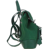 Ashwood Suede and Leather Backpack Green: S-16