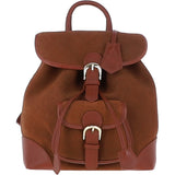 Ashwood Suede and Leather Backpack Tan: S-16