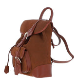 Ashwood Suede and Leather Backpack Tan: S-16