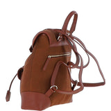 Ashwood Suede and Leather Backpack Tan: S-16