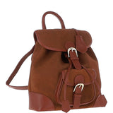 Ashwood Suede and Leather Backpack Tan: S-16