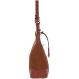 Ashwood Top Zip Suede Shoulder Handbag Tan: S-17