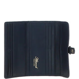 Ashwood 10 Card Suede Leather Purse Navy: S-21