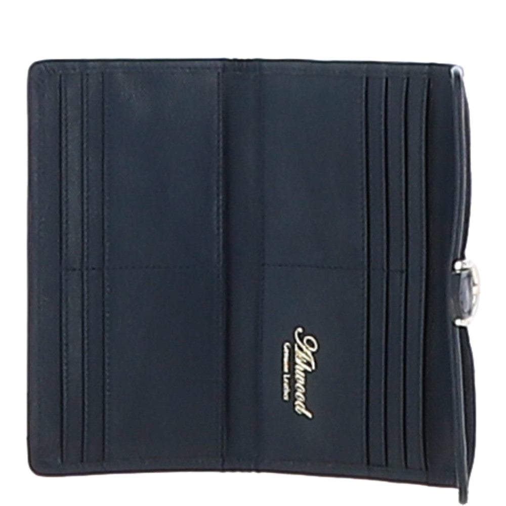 Ashwood 10 Card Suede Leather Purse Navy: S-21