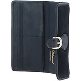 Ashwood 10 Card Suede Leather Purse Navy: S-21